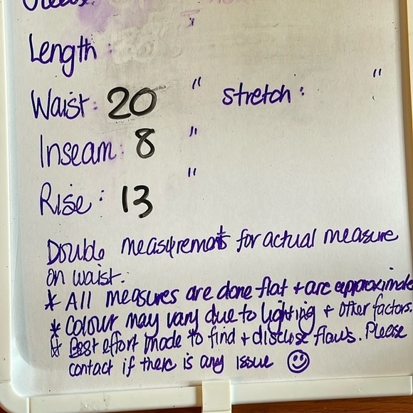 Lucky Brand XXL tan linen elastic tie waist pocketed zip/button shorts - Picture 9 of 10